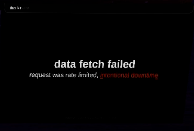Data Fetch Failed Page